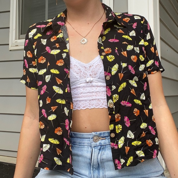 cropped button down - Picture 3 of 3